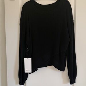 Lululemon Black Reversible Crossover Sweater